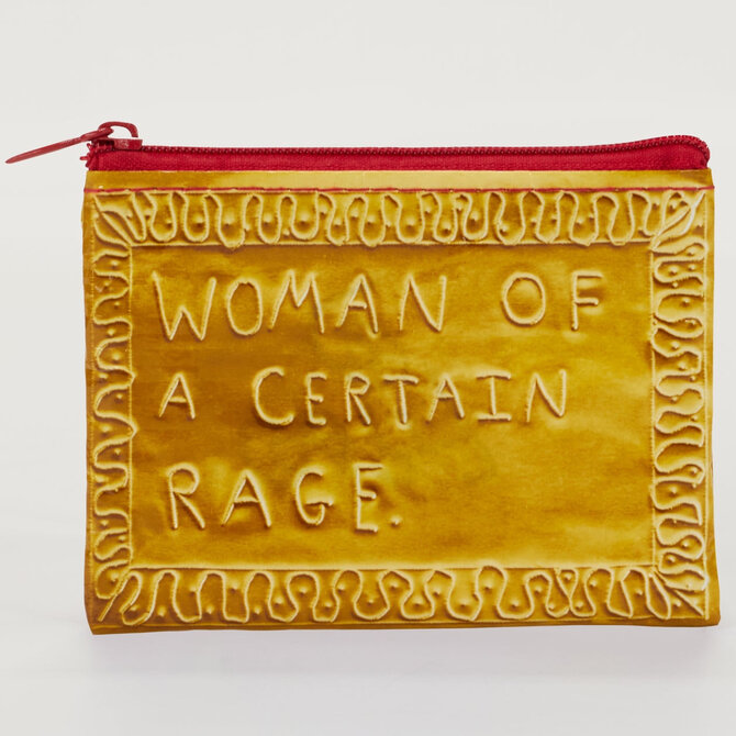 Blue Q COIN PURSE-WOMAN CERTAIN RAGE