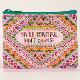 Blue Q Coin Purse - You're Beautiful