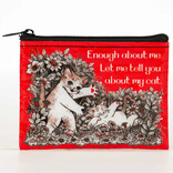 Blue Q COIN PURSE-TELL YOU ABOUT MY CAT