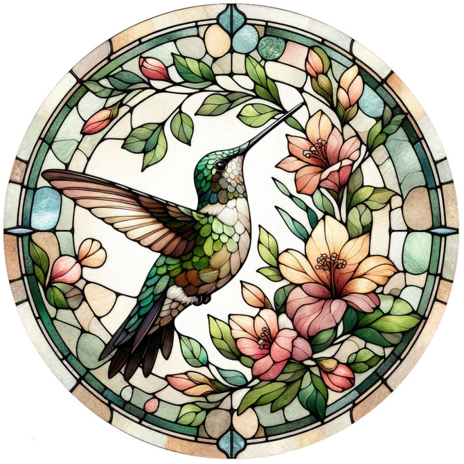 ANDREAS JAR OPNR-HUMMER/STAINED GLS SILICONE