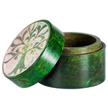 BENJAMIN INTERNATIONAL BOX-SOAPSTN TREE OF LIFE RND 2"