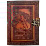 BENJAMIN INTERNATIONAL JRNL-HORSE LTHR 5X7