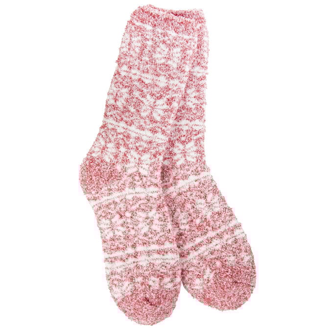 Crescent Sock Company SOCKS-FAIR ISLE RED