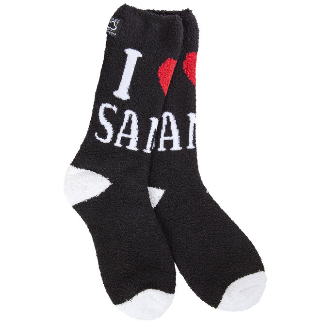 Crescent Sock Company SOCKS-I HEART SANTA