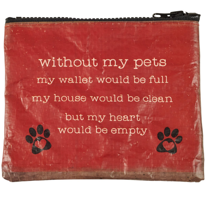 PRIMITIVES BY KATHY WALLET-MY PETS W/ ZIPPER