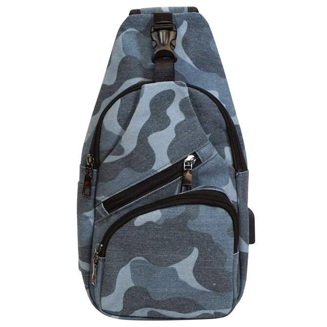 Calla Holdings DAY PACK-BLUE CAMO ANTI THEFT
