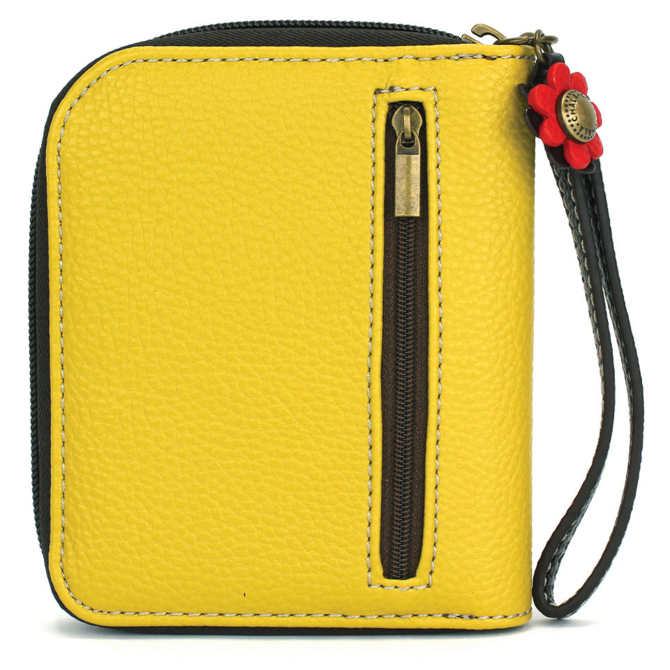 Chala Group Inc ZIPA WALLET-MONARCH BFLY MUSTARD