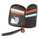 Chala Group Inc Zipa Wallet - Monarch Butterfly Mustard