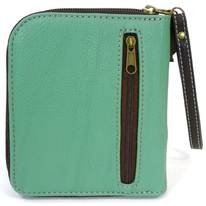 Chala Group Inc ZIPA WALLET-CAT TEAL