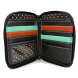Chala Group Inc ZIPA WALLET-CAT TEAL