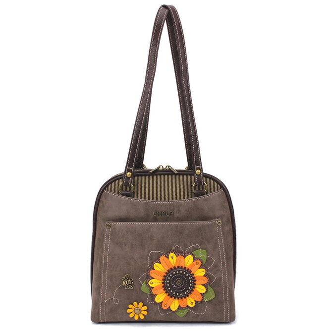 Chala Group Inc Backpack/Purse - Sunflower Stone Gray