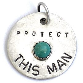 CLP Jewelry M Charm - Protect This Man