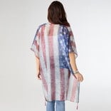Coco + Carmen (TGB Brands) WRAP-AMERICAN FLAG