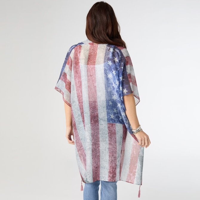 Coco + Carmen (TGB Brands) WRAP-AMERICAN FLAG