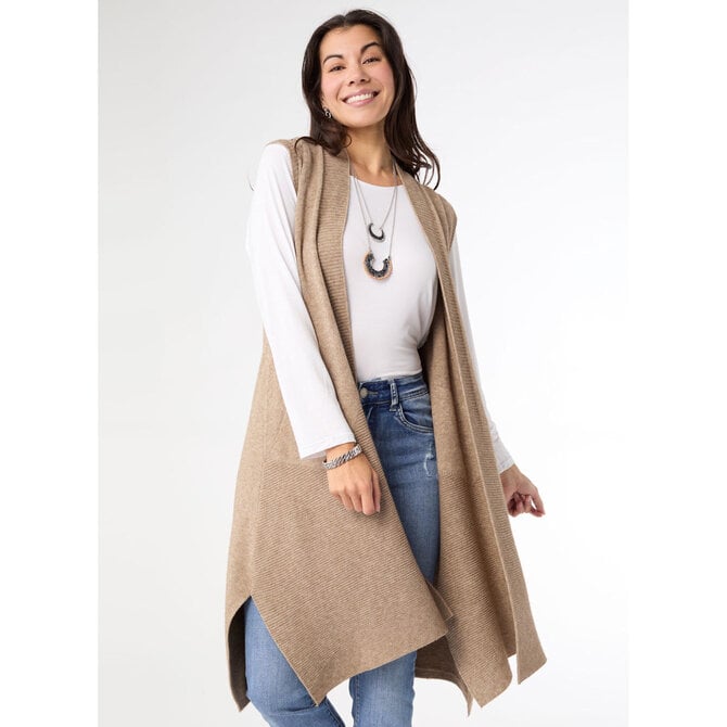 Coco + Carmen (TGB Brands) CARDI-HEAVENLY LUXE RIB VEST