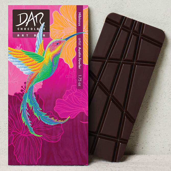 DAR CHOCOLATE LLC BAR-HIBISCUS