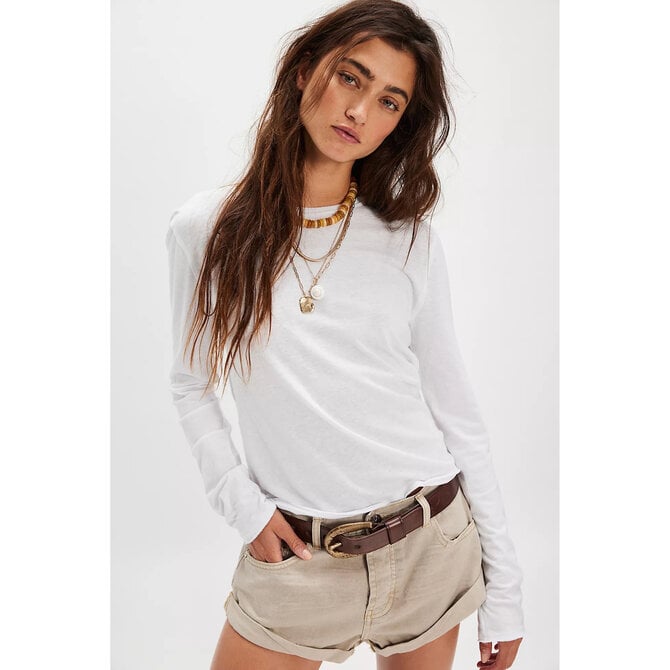 FREE PEOPLE TEE-NOVA L/S