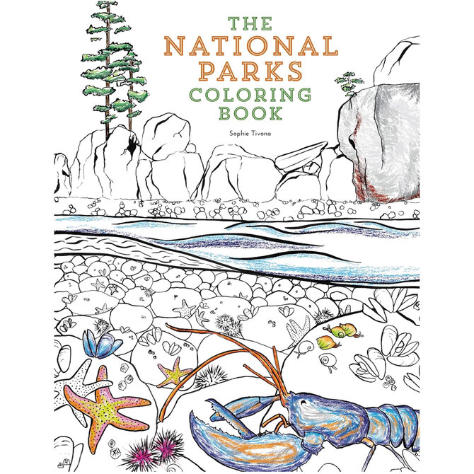 HARPER COLLINS National Parks Coloring Book