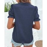 HIDDENBRAND Top - Boho Floral Embroidered Ruffle