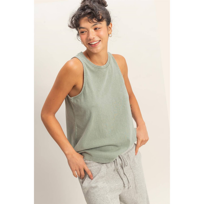 HYFVE Top - Mineral Wash Sleeveless