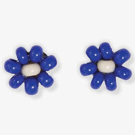 Earring - Tina 2 Color/Bead/Lapis