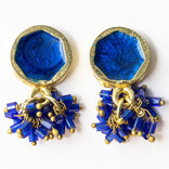Earring - Kimberley Enamel Royal Blue