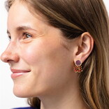Earring - Kimberley Enamel Purple
