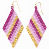 E-FRIDA PRPL/OMBRE DIAGONAL STRIPE