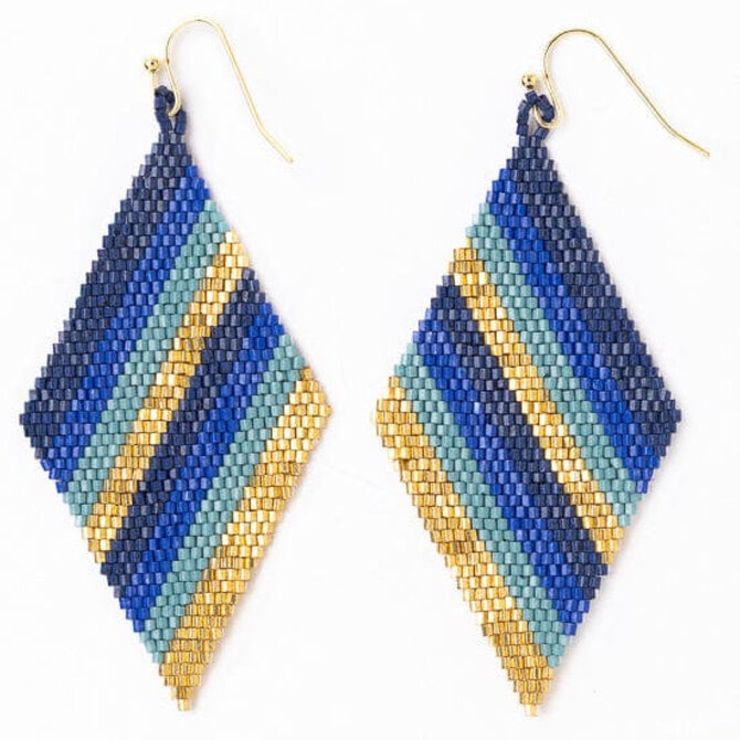 E-FRIDA BLUE/OMBRE DAIGONAL STRIPE