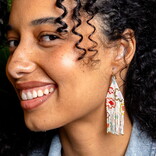 E-DELILAH POPPIES MULTI FRINGE