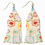 Earring - Delilah Poppies Multi Color Fringe