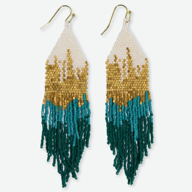 E-CLAIRE BD FRINGE/EMERALD