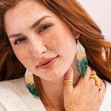 E-CLAIRE BD FRINGE/EMERALD