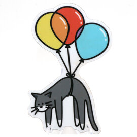 STICKERS NORTHWEST Sticker - Balloon Cat
