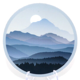 STICKERS NORTHWEST Sticker - Mt. Hood Foggy Mountain Ridges