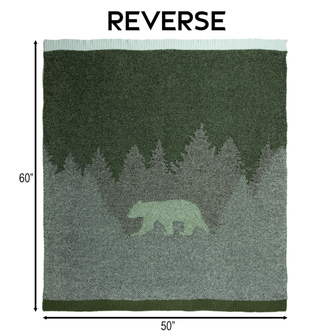 CARSTEN'S INC. Throw - Smoky Mountain Bear Stretchy