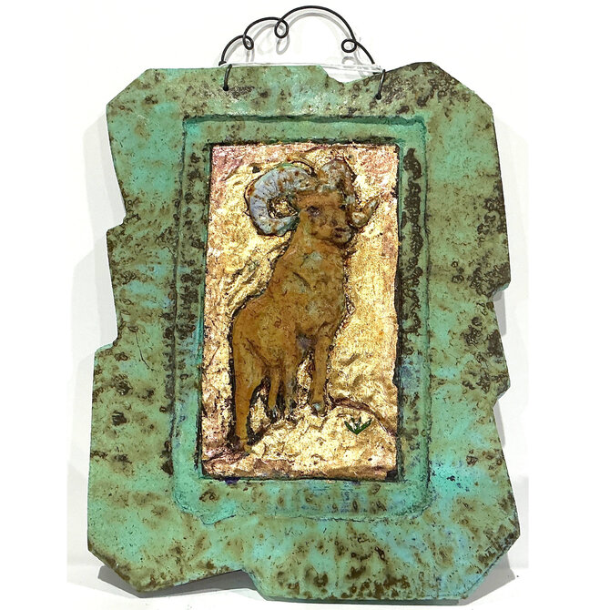 Jeanne Dana Paper And Sto SM BIGHORN SHEEP