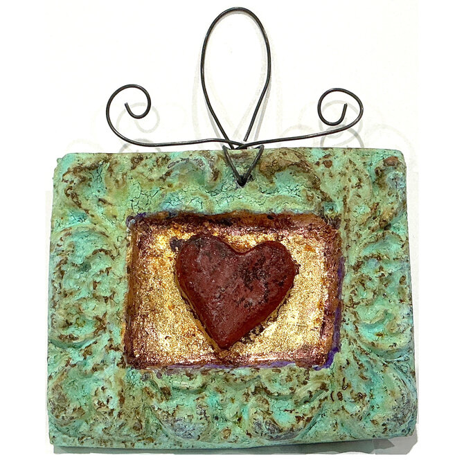 Jeanne Dana Paper And Sto FRAMED HEART