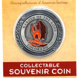 DUTCH AMERICAN IMPORT CO. Coin - Balanced Rock Pewter