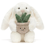 Jelly Cat Inc CREAM BUNNY W/ PLANT