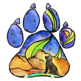 HOLLY SAGE ART STKR-PUPPY PAW