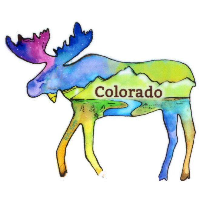 HOLLY SAGE ART STKR-MOOSESCAPE CO