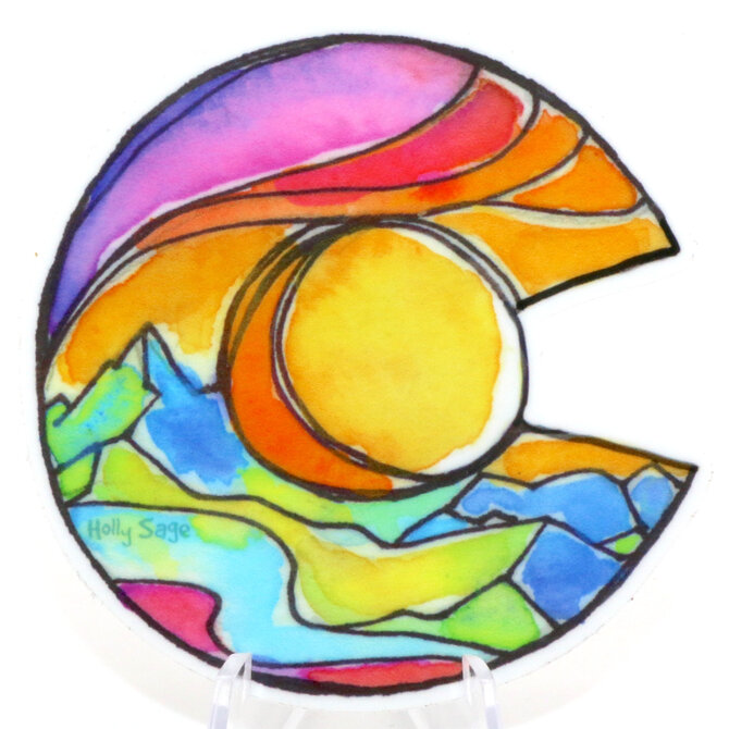 HOLLY SAGE ART STKR-"C" PASTEL COLORS