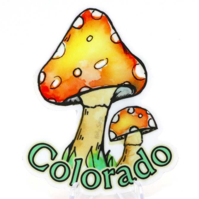 HOLLY SAGE ART STKR-MUSHROOM MAMA CO