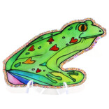 HOLLY SAGE ART STKR-FROG OF HEARTS GLITTER