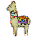 HOLLY SAGE ART *STKR-LOVIN LLAMA GLITTER