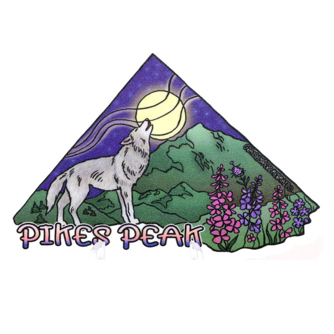 GRASSHOPPERS MERMAID STKR-FULL MOON MNT CRY WOLF PP