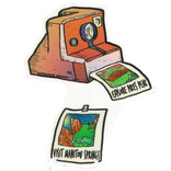 GRASSHOPPERS MERMAID STKR-MNT POLAROID PP/GOG