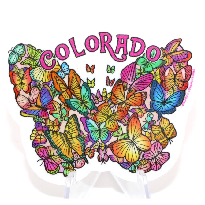 GRASSHOPPERS MERMAID STKR-BFLY COLLAGE CO