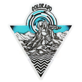 GRASSHOPPERS MERMAID STKR-BLUE SUNSET CO